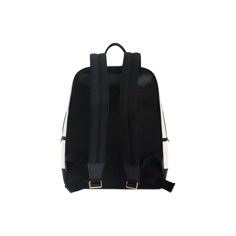 BALLY Cow Leather Backpack Unisex White-3