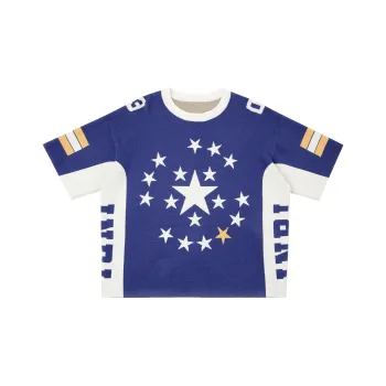 RESERFF Jersey Crew Neck Loose Fit Luxury Streetwear Trendy Short Sleeved T Shirts For Men And Women's Men's