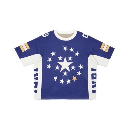 RESERFF Jersey Crew Neck Loose Fit Luxury Streetwear Trendy Short Sleeved T Shirts For Men And Women's Men's