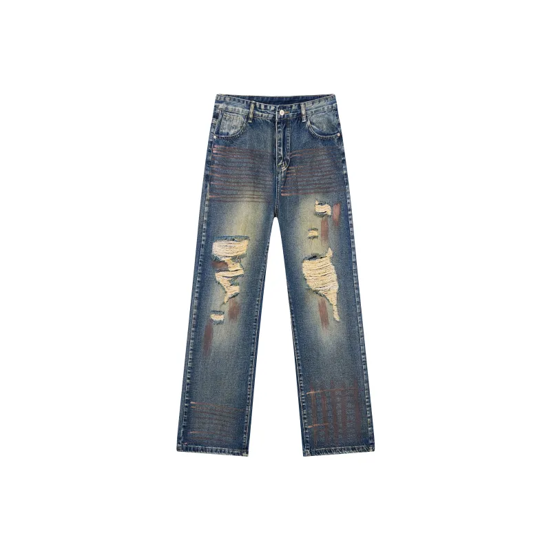 SUPEREALLY Jeans Unisex Vintage Blue-0