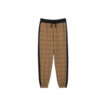 COACH SS24 Casual Pants Men's Khaki