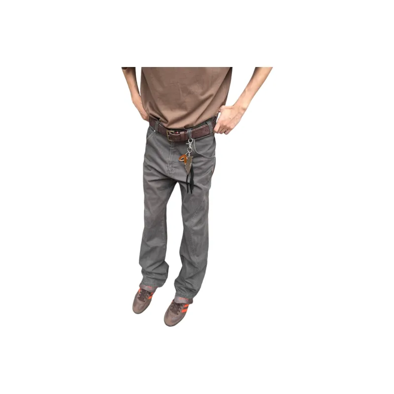 DAFK Casual Pants Men's Gray Recommended By The Main Designer-0