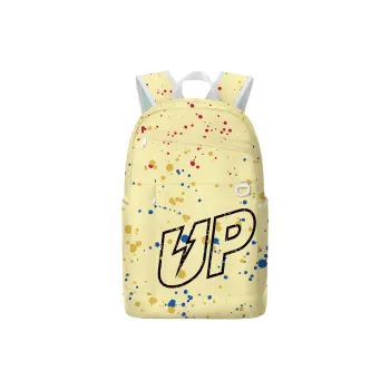 TURN UP Polyester Backpack Regular Unisex Lemon
