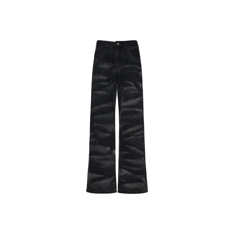 GTRG Jeans Unisex Black Zebra Print-0