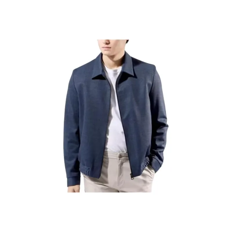 HUGO BOSS Jackets & Coats Men's Marine Blue-0