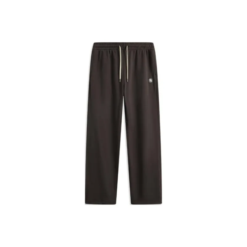 LiNing BadFive Knitted Sports Pants Men's Dark Chocolate Brown-0