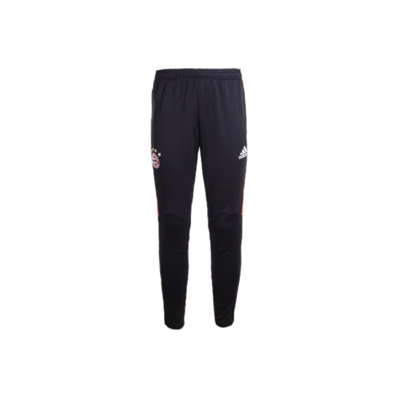Adidas Bayern Munich Knitted Sports Pants Men's Marine Blue-0