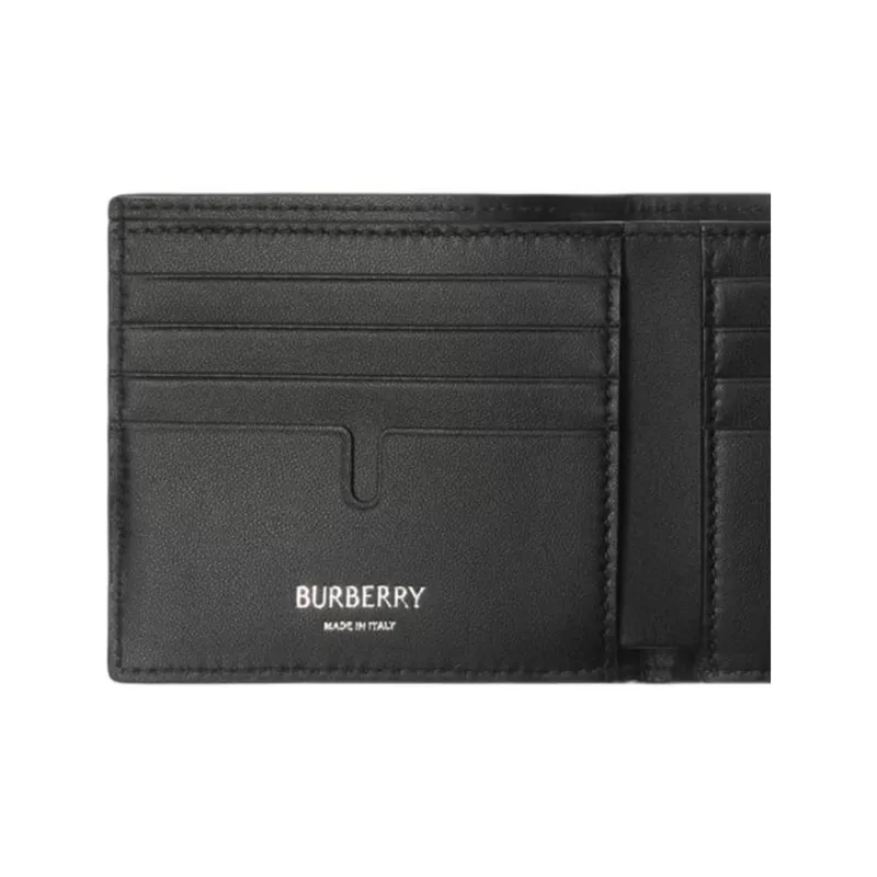Burberry Cotton Wallet Men's Midnight Blue-4