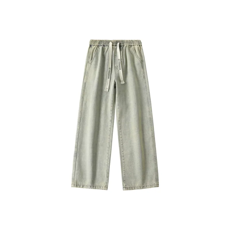 YOUSHIQI Jeans Unisex Light Blue-10