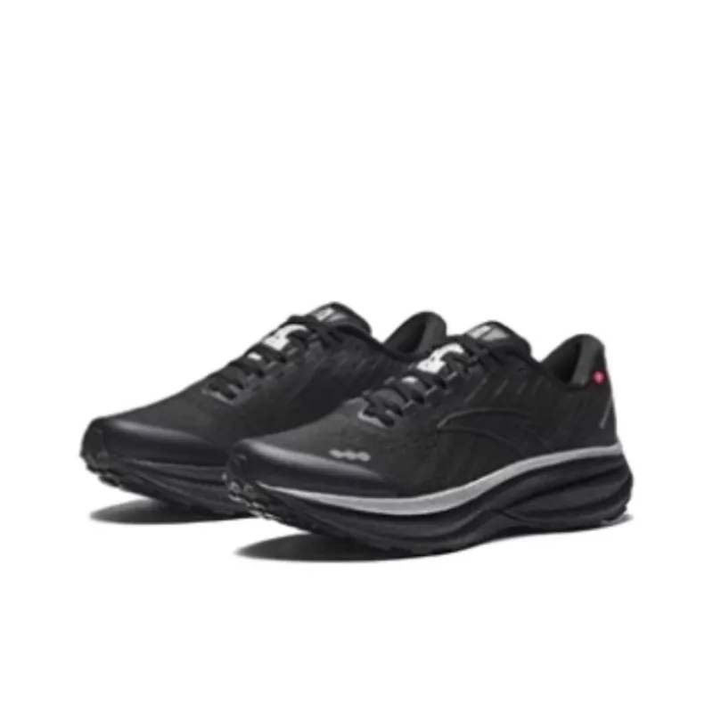 Anta Champion 3rd Gen Cushioning Abrasion Resistant Breathable Low Top Casual Long Distance Running Shoes Men's Black-1