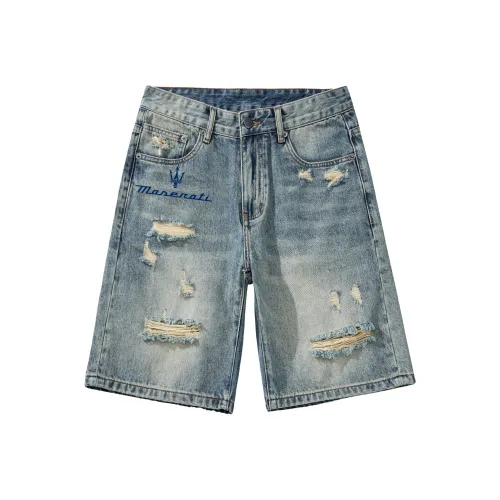 Maserati Denim Shorts Unisex
