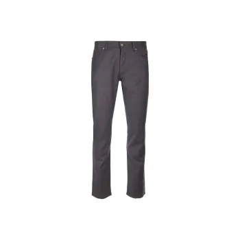 Ermenegildo Zegna Logo Patch Slim Cut Trousers