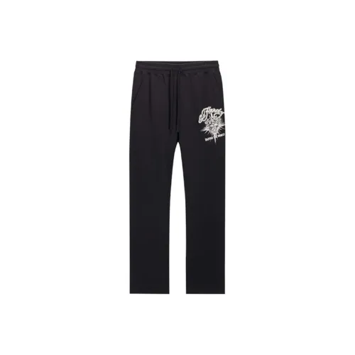 Ed Hardy FW24 Casual Blanc Pants Men's Black