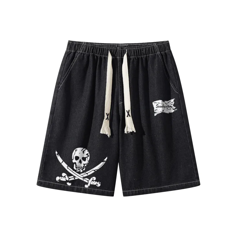 SEANBYSEAN Denim Shorts Unisex-0