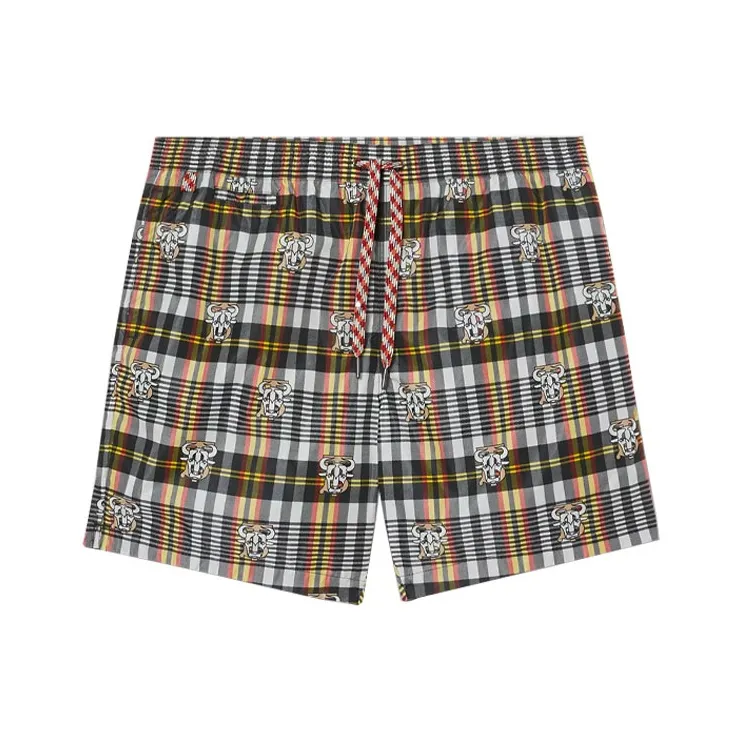 Burberry Casual Shorts Men Zinnia Yellow-0