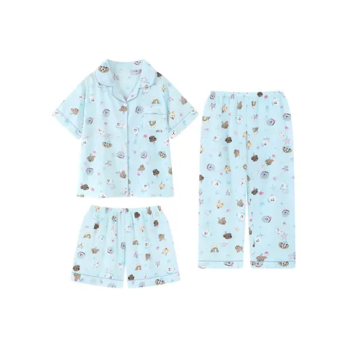 XIAFENYAN Pajama Set Women's Blue