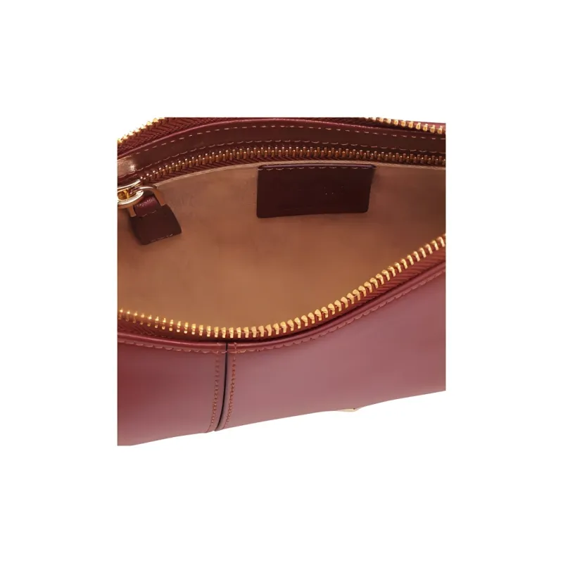 Manu Atelier PITA Series Smooth Calf Leather Shoulder Bag Women's Red-4