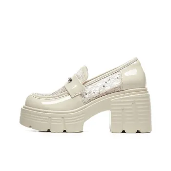 DAPHNE Loafers Women's Black, Beige
