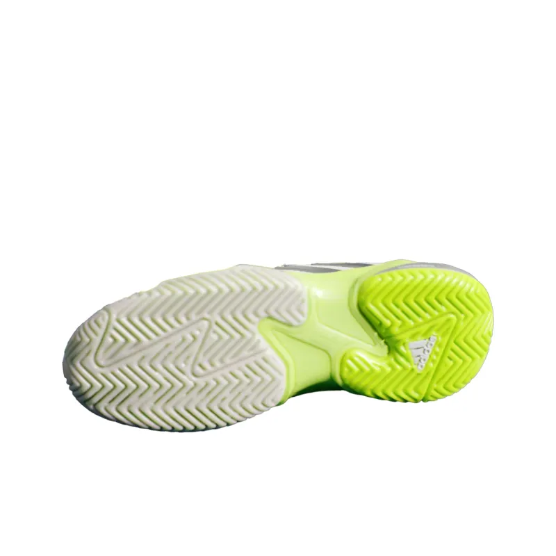 Adidas Barricade 13 Cushioning, Wear Resistant Low Top Tennis Shoes Women's Gray Green-2