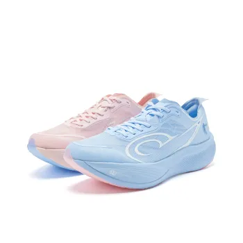 QIAODAN Feiying PB3 Enhanced Edition Running Shoes Men Low Top Union Blue Frosting Pink