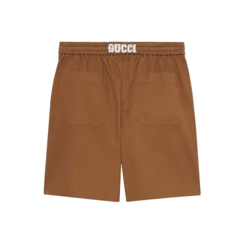 GUCCI SS22 Casual Shorts Men's Brown