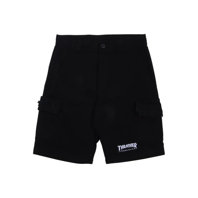 Thrasher Cargo Shorts Men Black-0