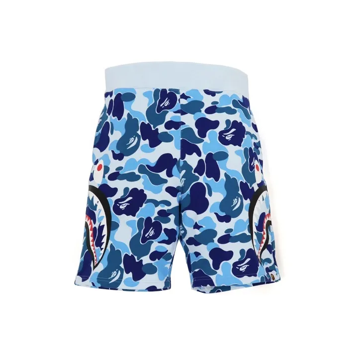 A BATHING APE Abc Camo Shark Sweat Shorts-2