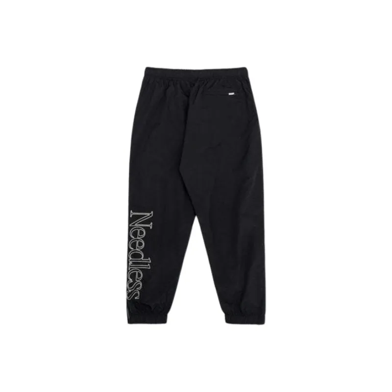 Needles GROCERY Collaboration Knitted Sweatpants Unisex Black-0