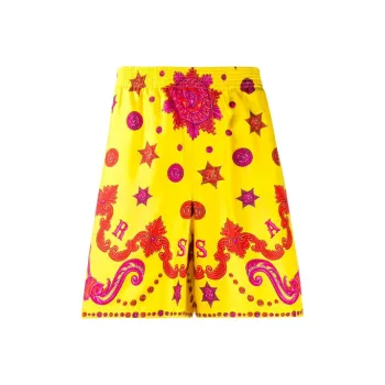 VERSACE Casual Shorts Men Yellow