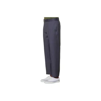 OFFICINE GENERALE Belted Tailored Trousers
