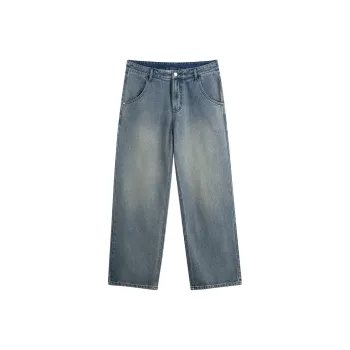 FAIRWHALE Jeans Unisex Blue Gray
