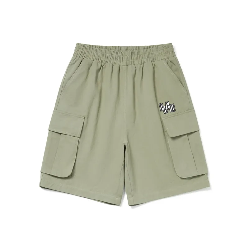 Phew Cargo Shorts Unisex Gray Green-0