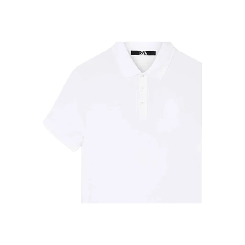 KARL LAGERFELD Polo Shirt Men's White-2
