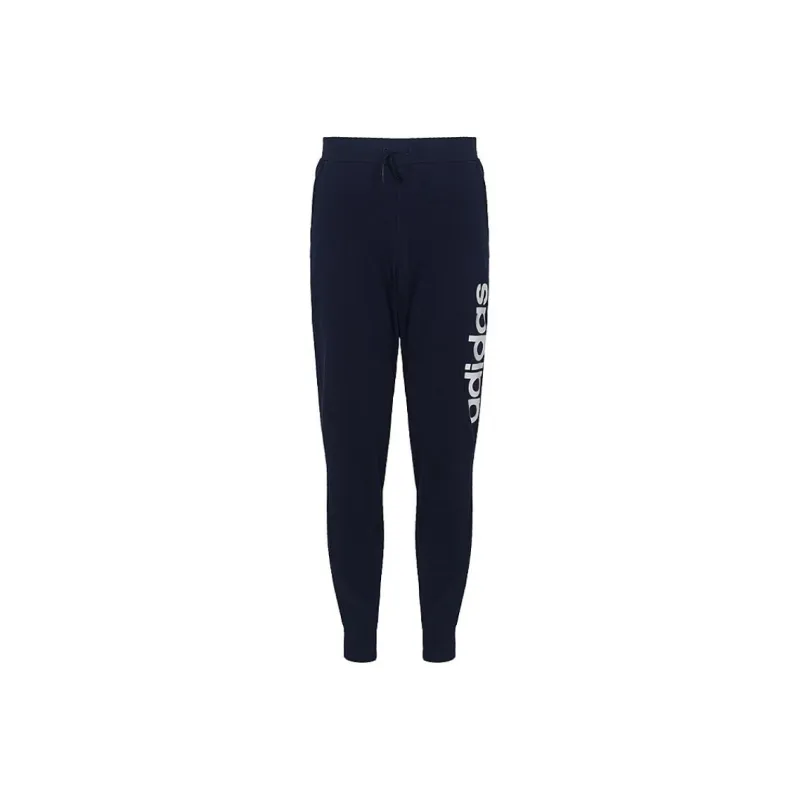 Adidas Knitted Sweatpants Men's Navy Blue-0