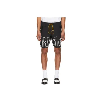 RHUDE Casual Shorts Men Black