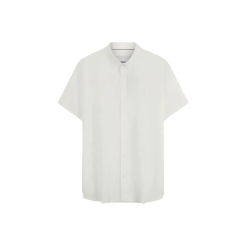 CALVIN KLEIN Shirt Men's Cow Ivory-0