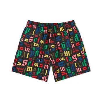 PALM ANGELS PALM ANGELS X Vilebrequin Collection Casual Shorts Men Black