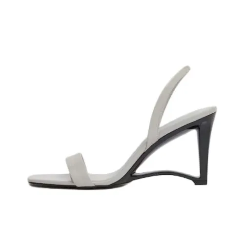 MANGO Selected Collection One Strap Sandals 8.5cm Women's Gray