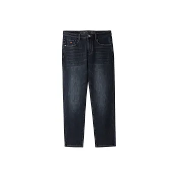HLA Jeans Men Blue Gray Denim Gradient Dark 5F