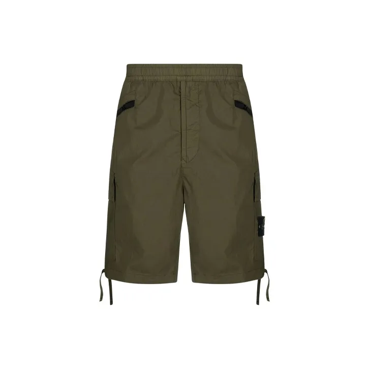 STONE ISLAND Cargo Shorts Men Green-0