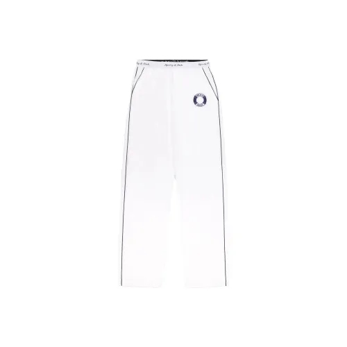 SPORTY & RICH Hotel Du Cap-Eden-Roc SS23 Co-branded Series Casual Pants Unisex White