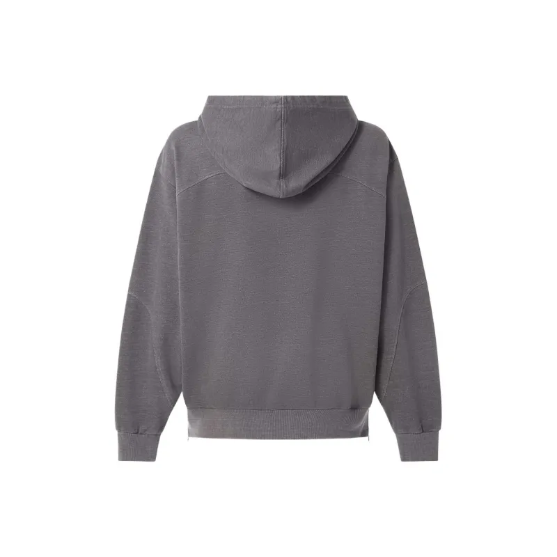 Oakley Indigo Side Zip Hoodie Sweatshirt Men's Gray-1
