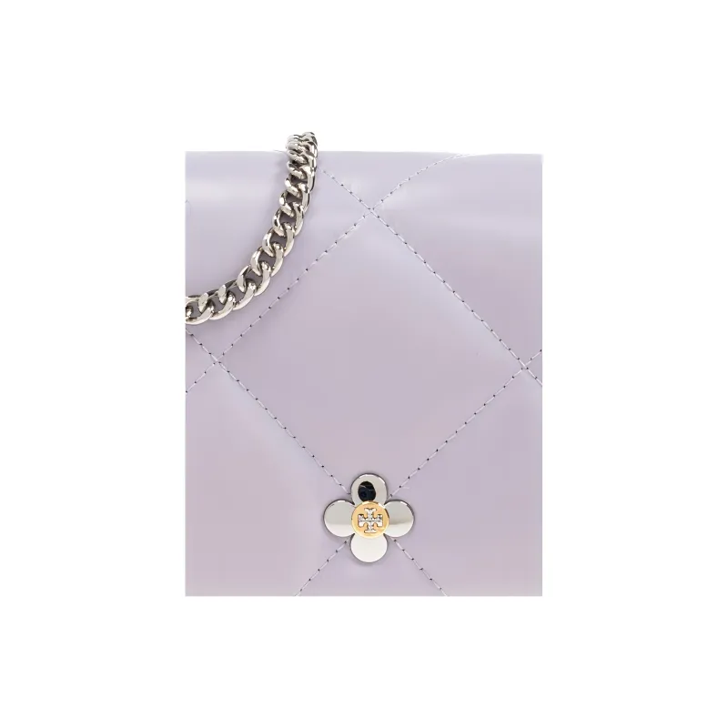 TORY BURCH Kira Leather Wallet Women's Purple-4