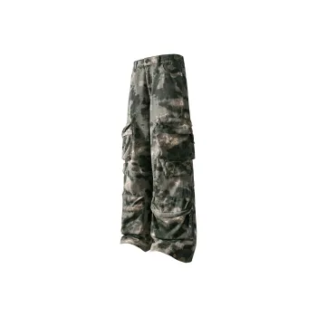 Ghost Mask Cargo Pants Unisex Camouflage
