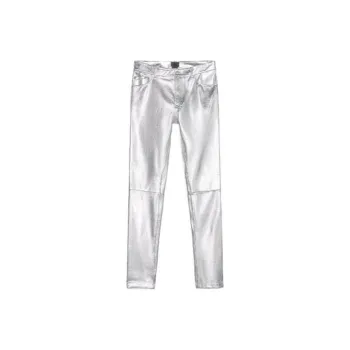 ZARA X STEVEN MEISEL Co-brand Casual Pants Men Silver