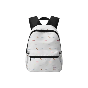 Soundbyte Polyester Backpack Unisex White