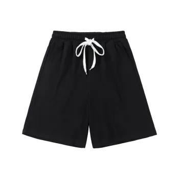 HELIPORT Loose Fit Shorts Unisex Black