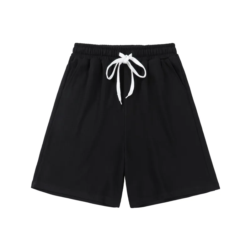 HELIPORT Loose Fit Shorts Unisex Black-0