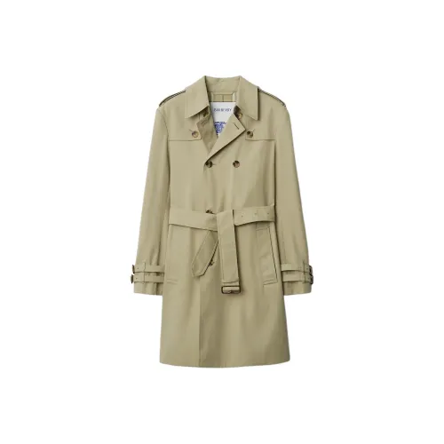 Burberry Double Breasted Belted Trench Coat