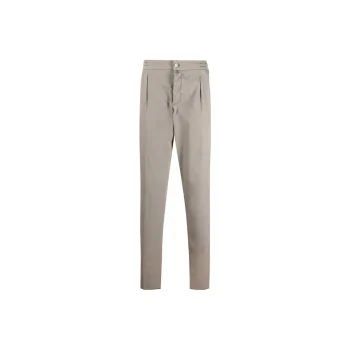 KITON Logo patch Tailored Trousers